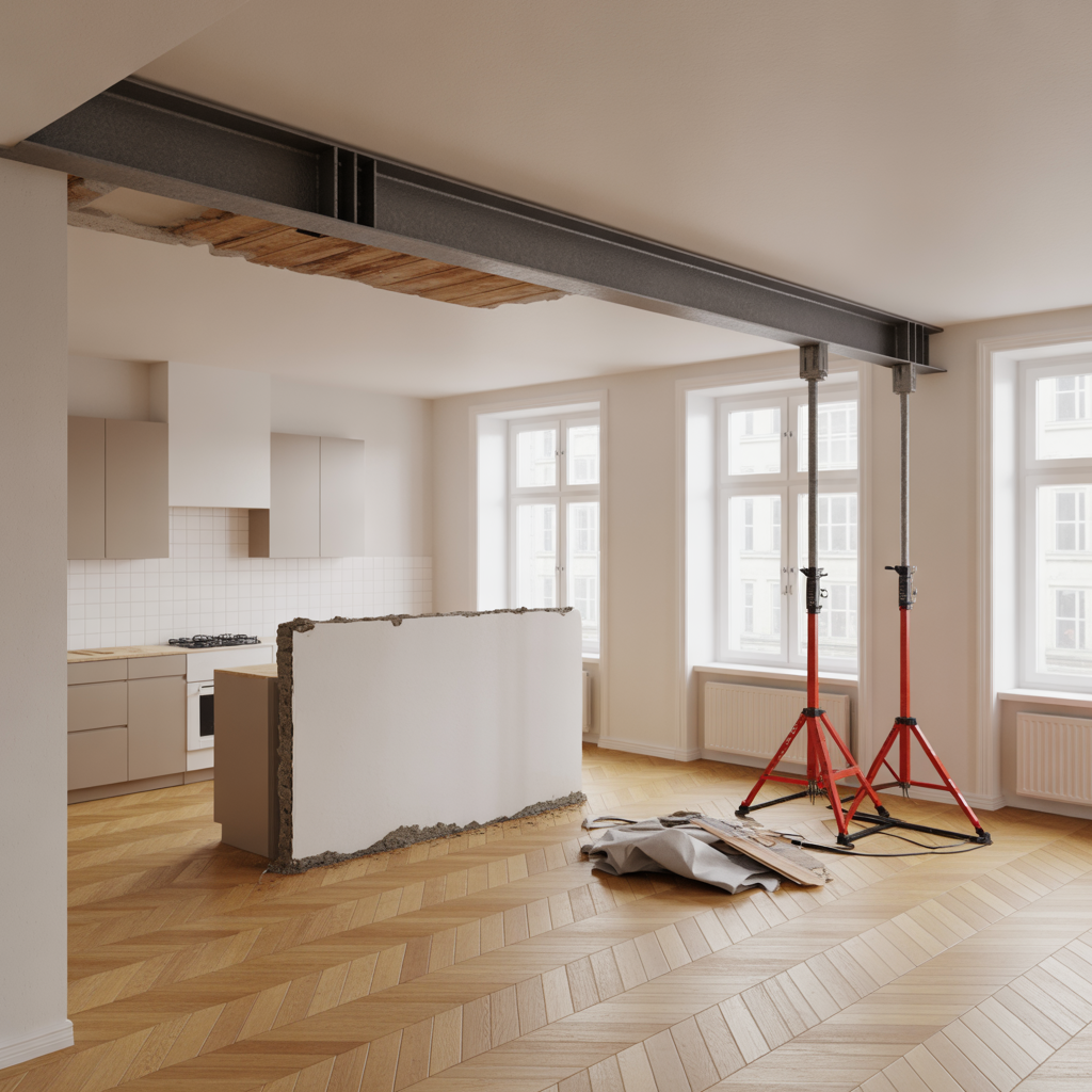 rivning av barande vagg i lagenhet regler och kostnad